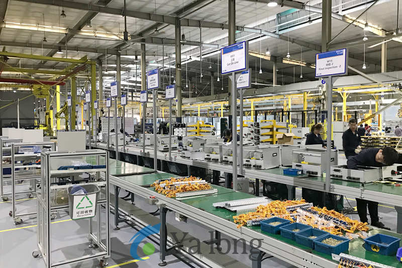 Energy storage drawer cabinet assembly line