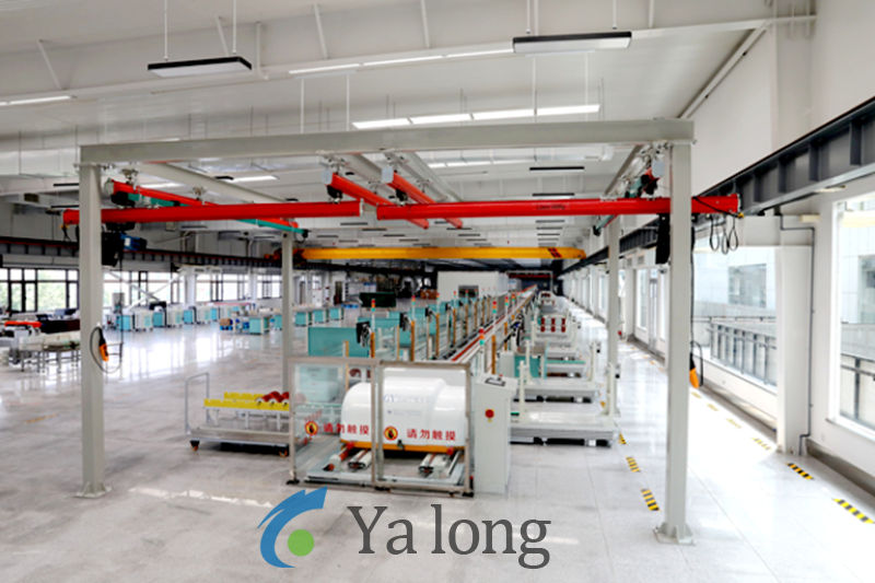 Voltage transformer assembly line